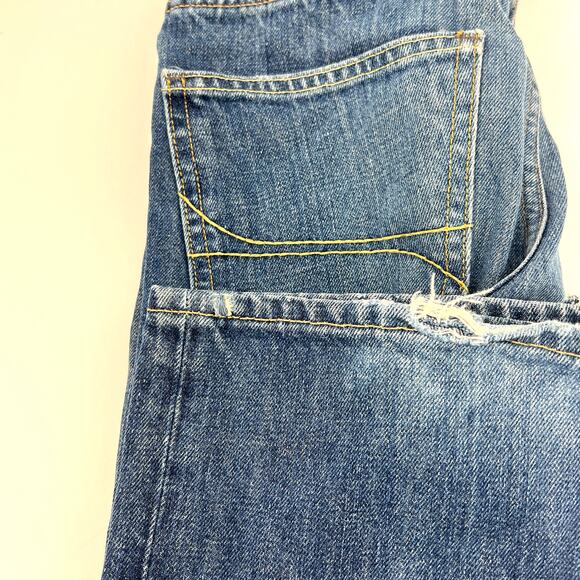 Hollister Button Fly Lightly Distressed Jeans Size 28"x30" - Picture 9 of 10